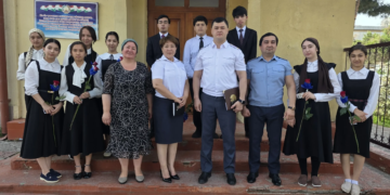Khujand schoolchildren were ceremoniously presented with passports