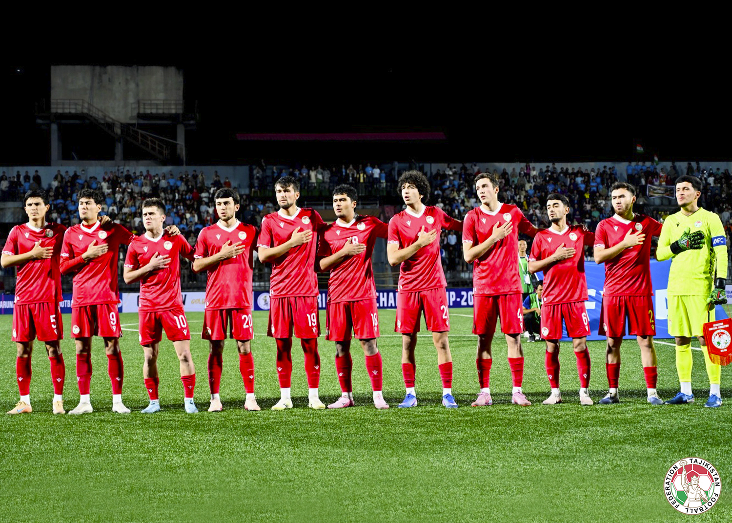 The Tajikistan U-23 team will play two friendly matches against China.