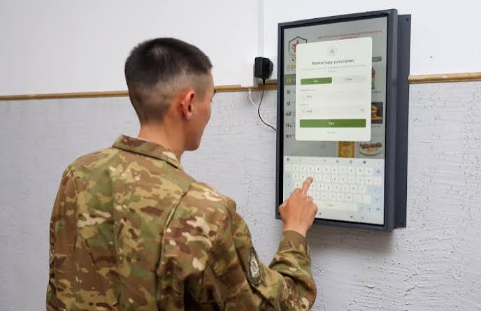 Kazakh soldiers will be allowed to order pizza and burgers to their units.