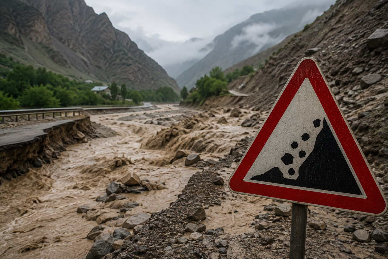 In Tajikistan, the threat of local mudflows remains until June 5.
