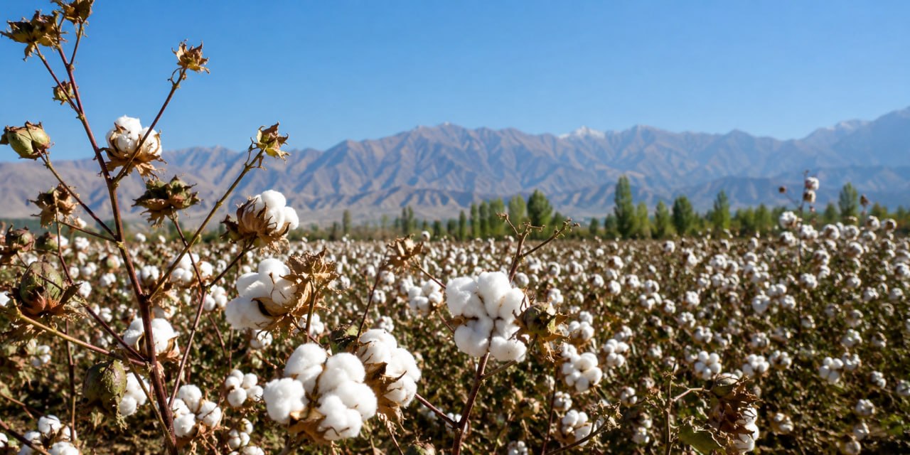 The cotton crop area in Tajikistan has exceeded 182,000 hectares.