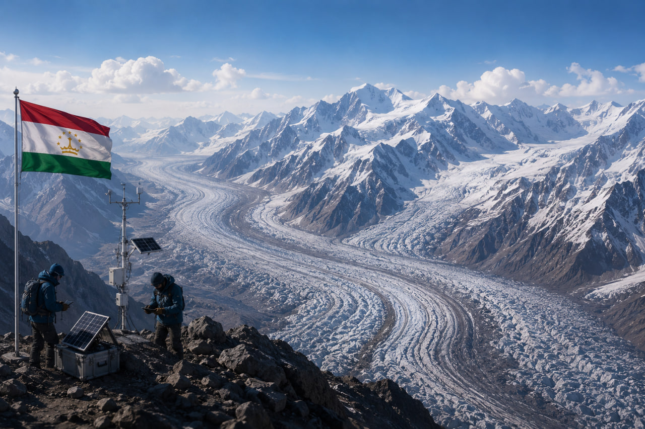 Tajikistan's largest glacier has received a new official name.