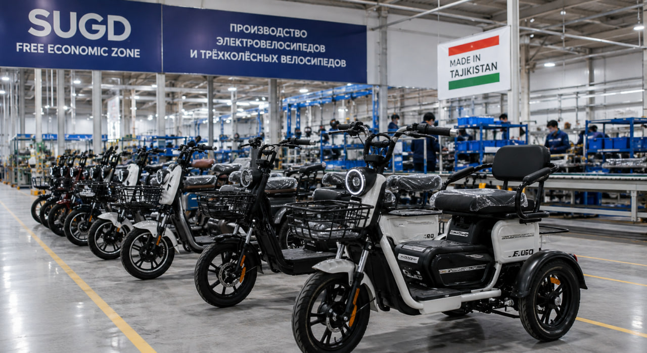 The Sughd Free Economic Zone plans to launch production of electric bicycles.