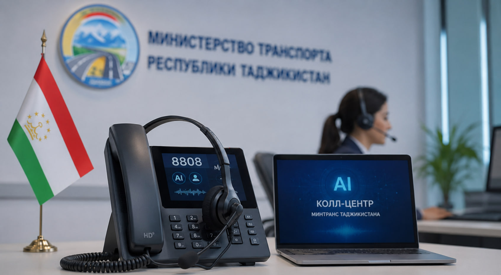 Tajikistan's Ministry of Transport has launched an AI call center for carriers.