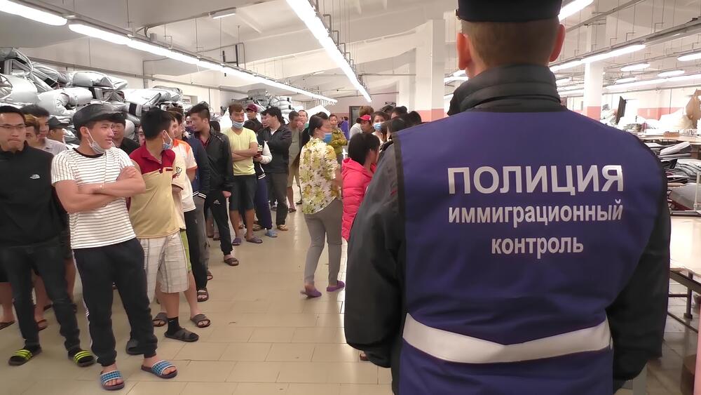 More than 60,000 violations of immigration laws were identified in Russia in a month.