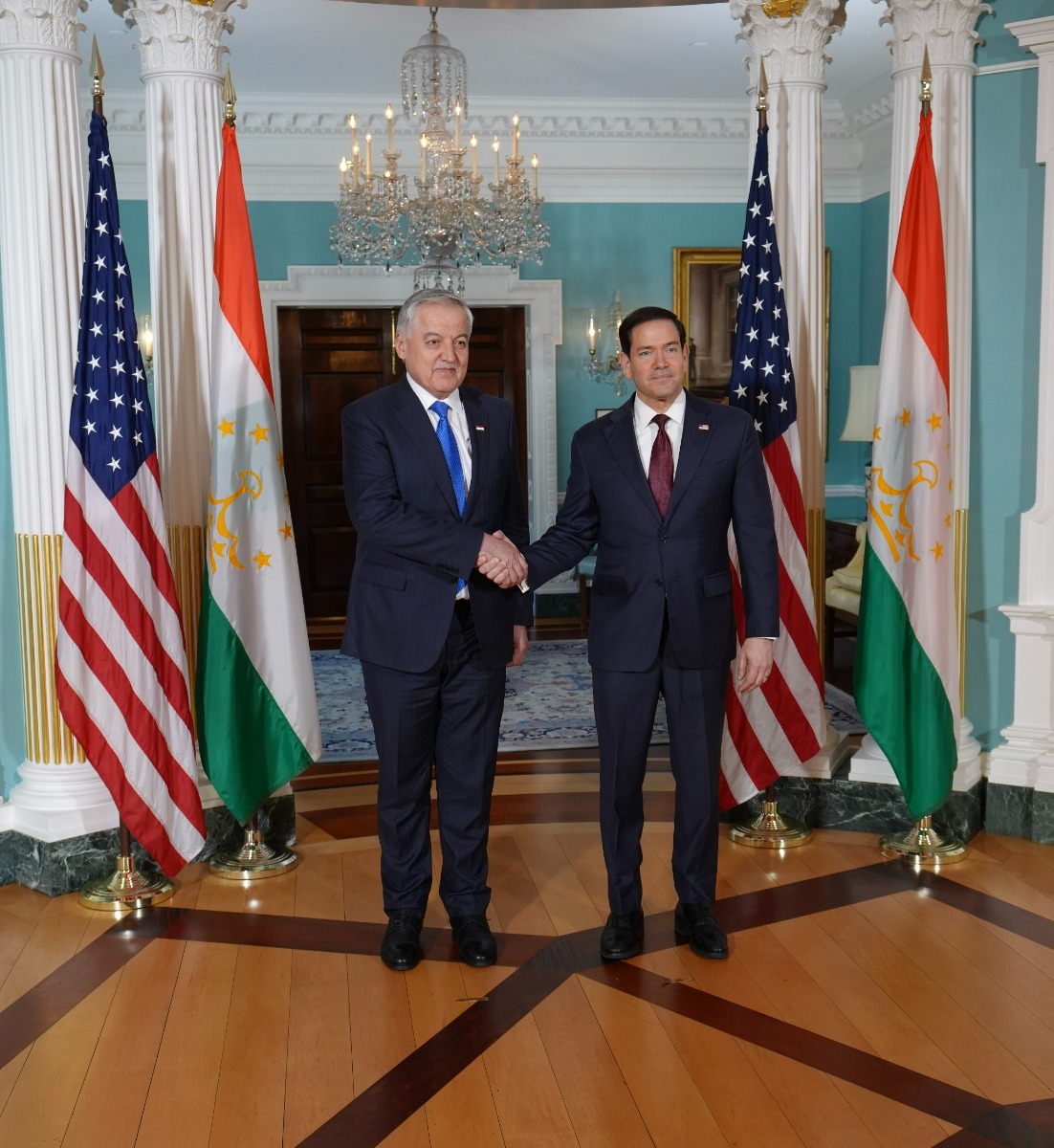 The Tajik Foreign Minister held talks with the US Secretary of State.