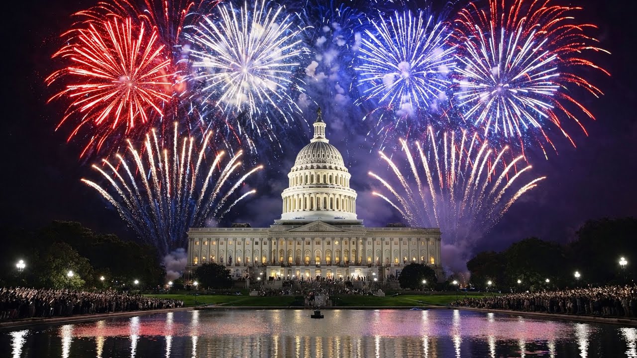 The United States celebrates the 250th anniversary of independence with large-scale events.