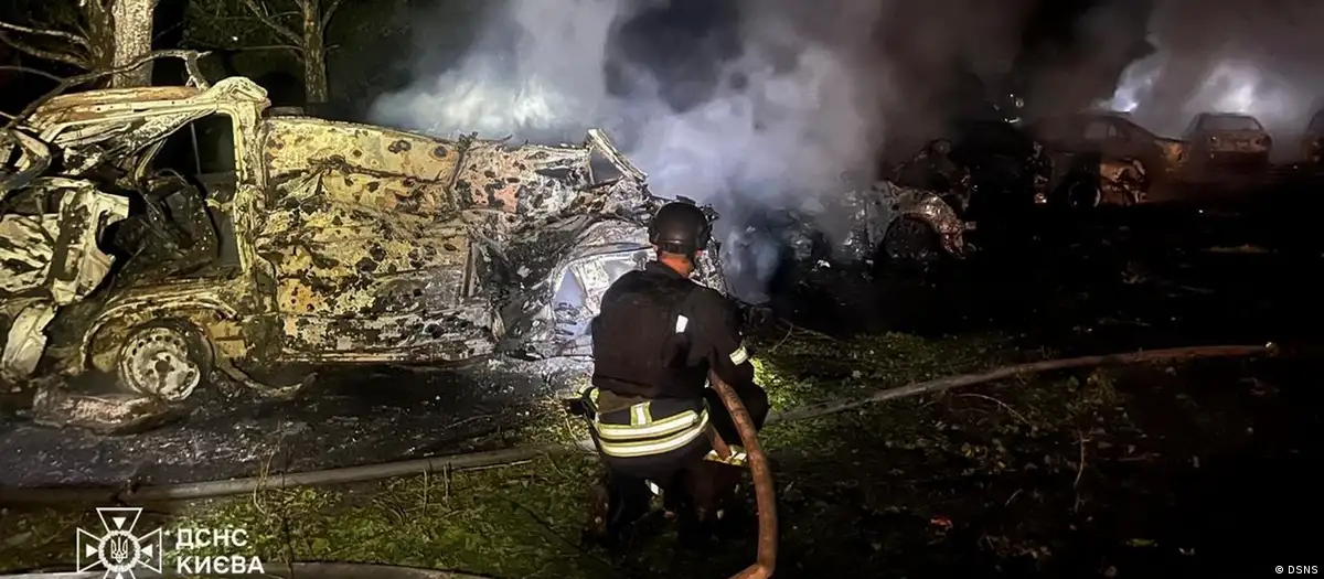 Kyiv and Kharkiv were hit by airstrikes overnight.