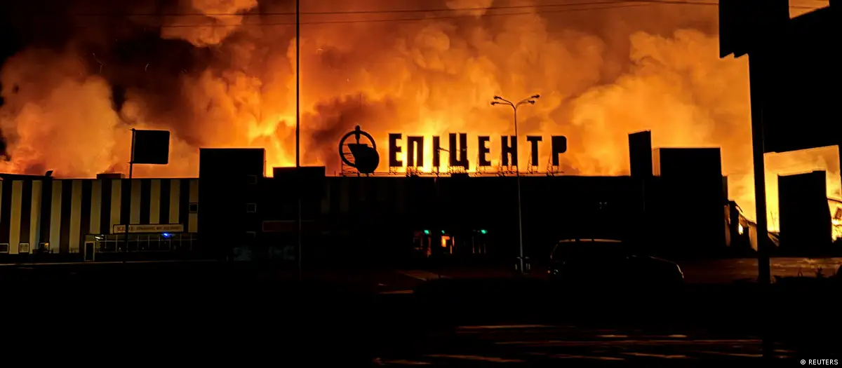 Russian airstrikes left power out in five regions of Ukraine, and a residential building and a shopping center were damaged in Sumy.