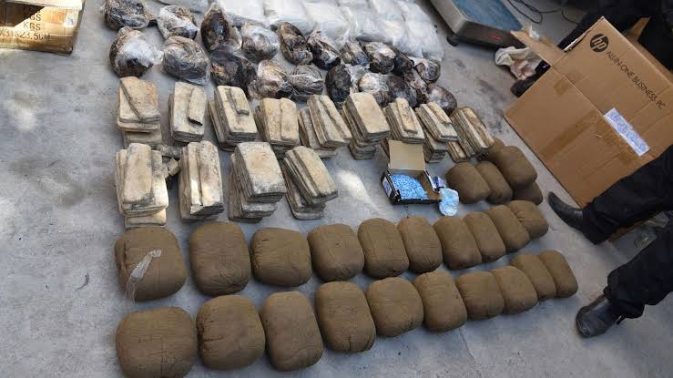 Almost 3 tons of drugs were seized in Tajikistan in the first six months of the year.