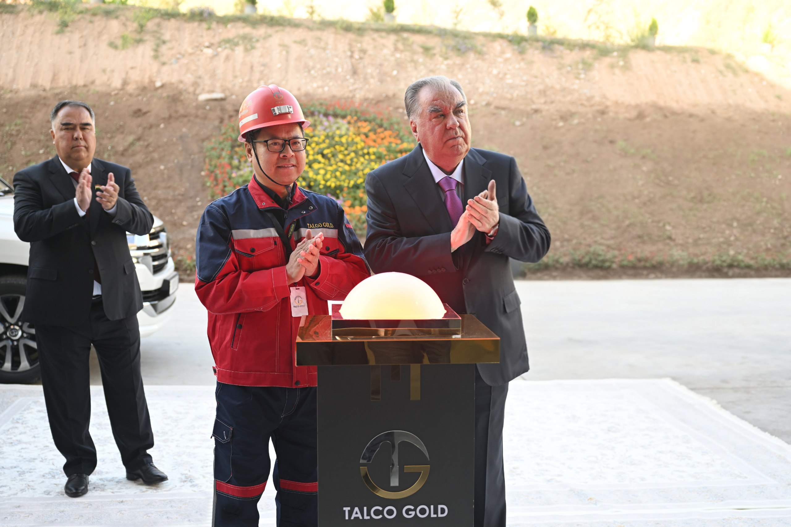 Emomali Rahmon opened an antimony plant and launched construction of a new enterprise.