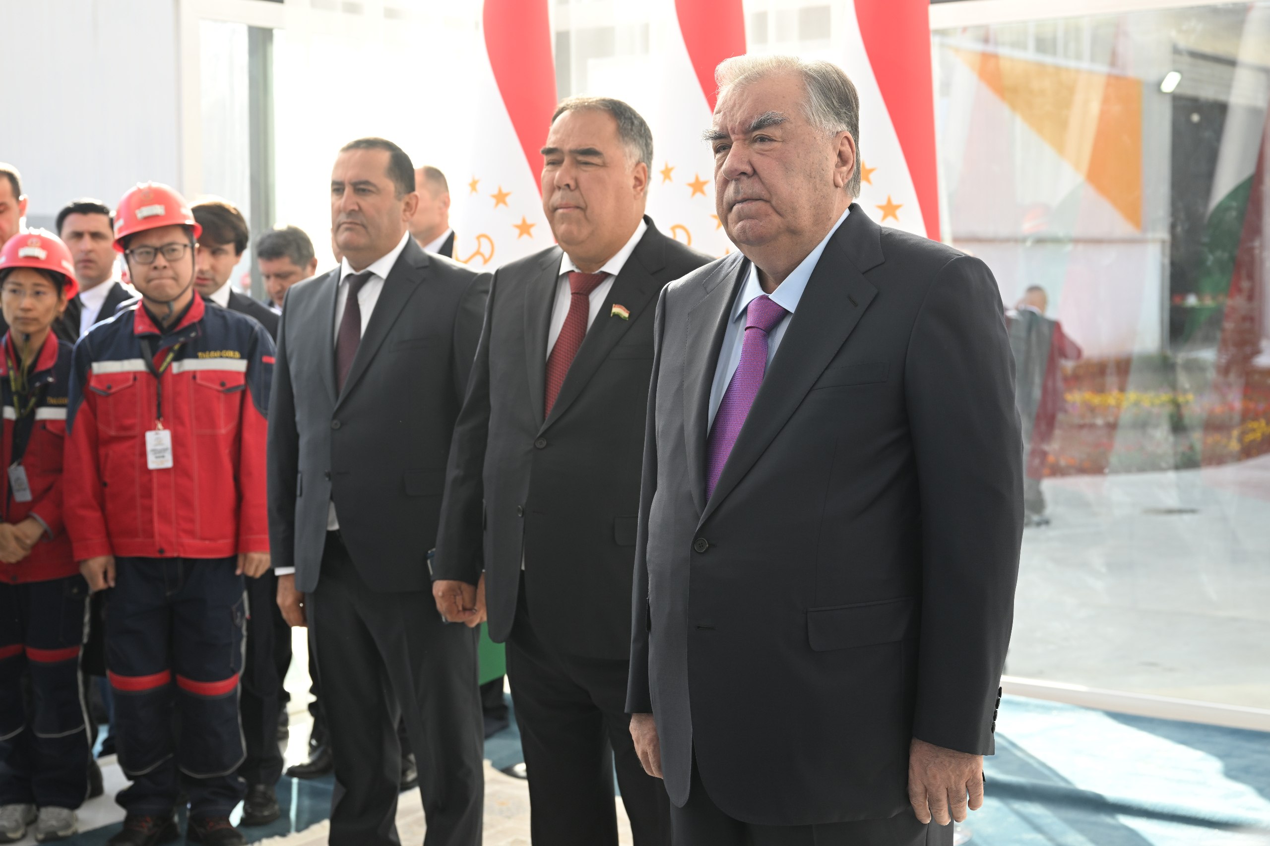 Emomali Rahmon remotely opened 10 facilities in the Ayni district.