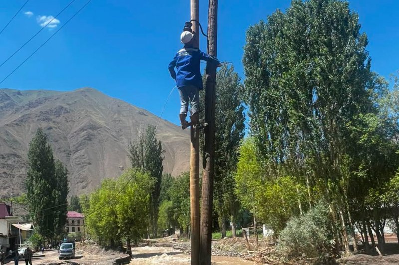 After heavy rains and landslides in the Sughd region, power supply has been fully restored.