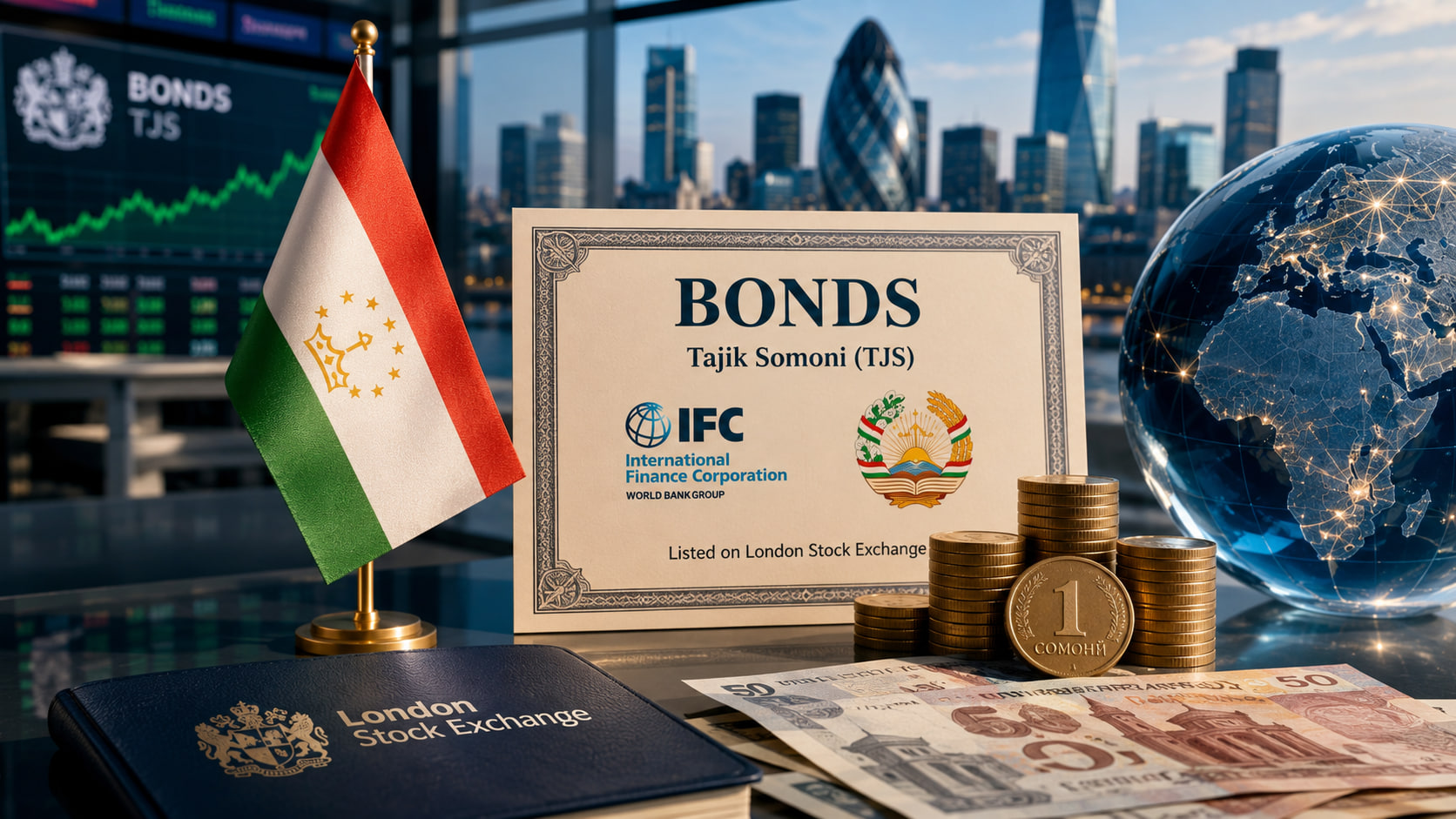 Tajikistan has entered the international market for the first time with bonds linked to the somoni.