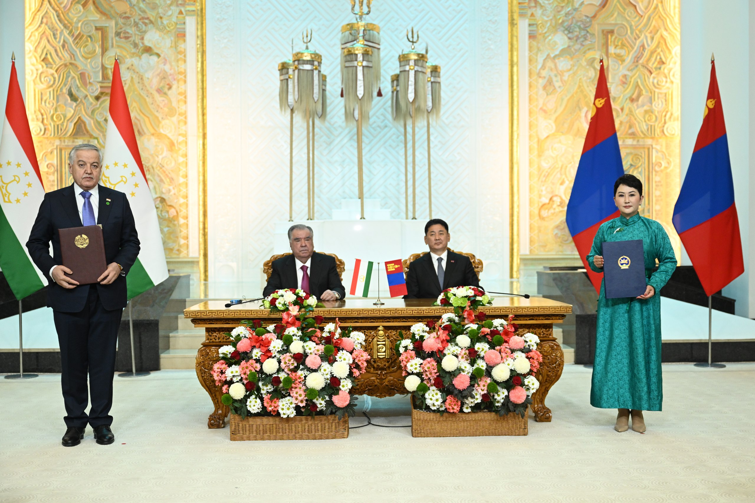 Tajikistan and Mongolia signed 12 documents