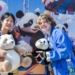 Chinese and American students pose for a photo at Shijiazhuang